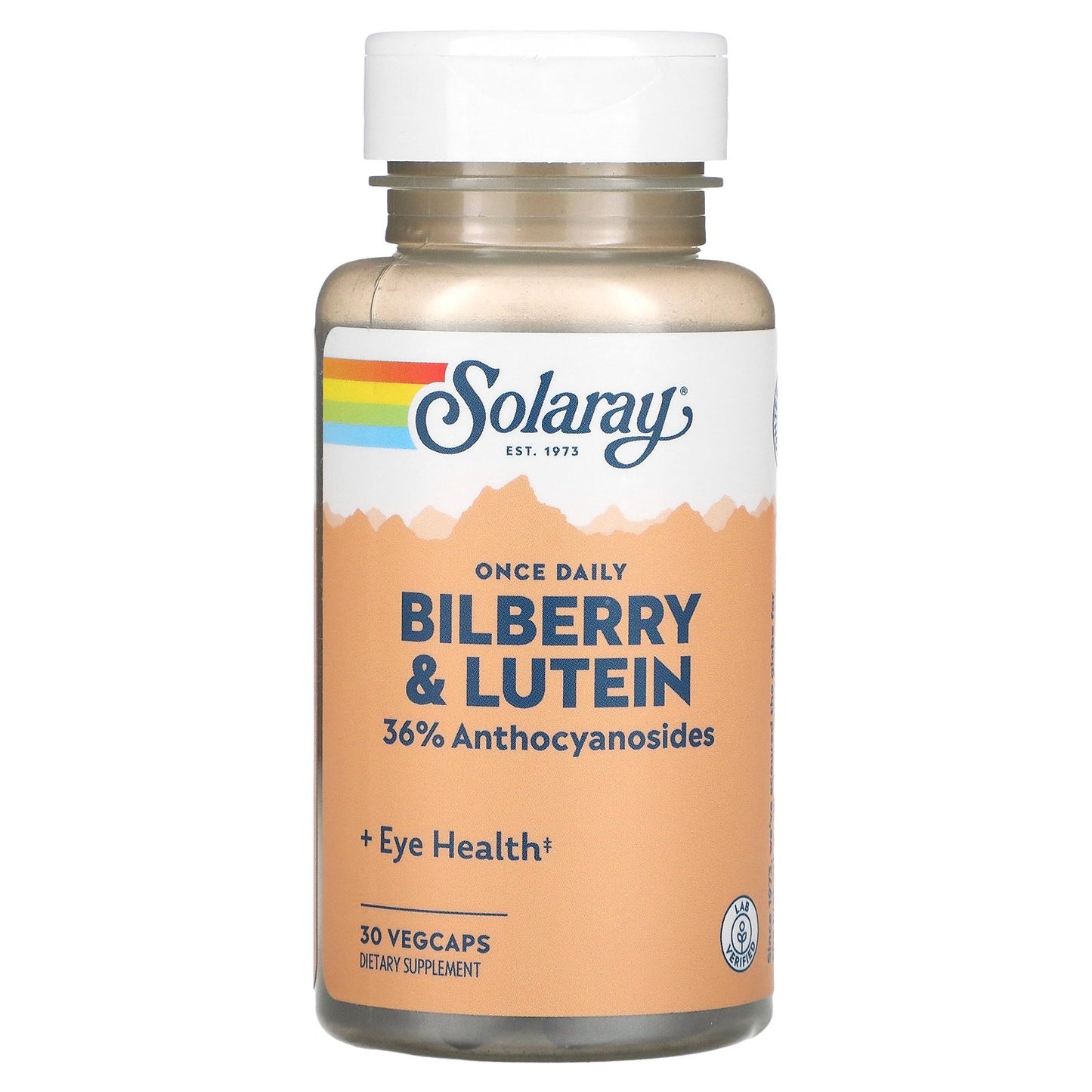 Solaray,  Once Daily Bilberry & Lutein, 30 VegCaps