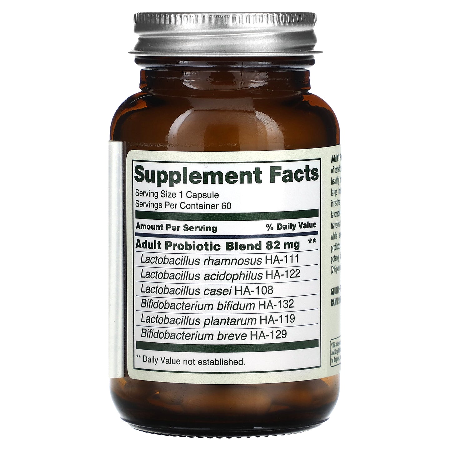 Flora, Adult's Probiotic, 17 Billion Cells, 60 Capsules