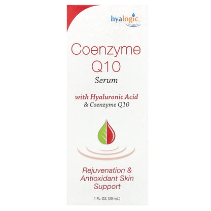 Hyalogic, Coenzyme Q10 Serum with Hyaluronic Acid, Fragrance Free, 1 fl oz (30 ml)