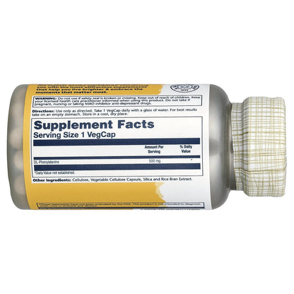 Solaray, DLPA, 500 mg, 60 VegCaps