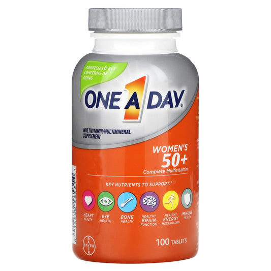 One-A-Day, Women's 50+, Complete Multivitamin, 100 Tablets