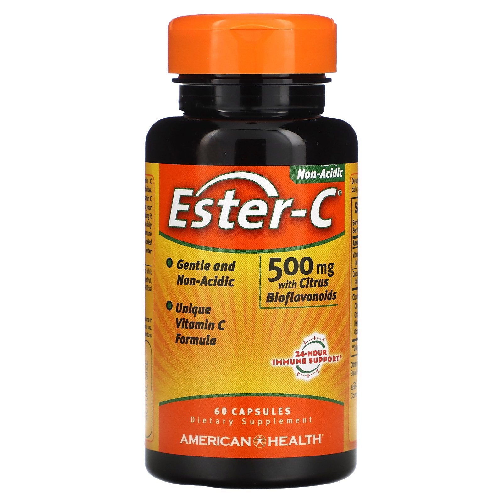 American Health, Ester-C with Citrus Bioflavonoids, 500 mg, 60 Capsules