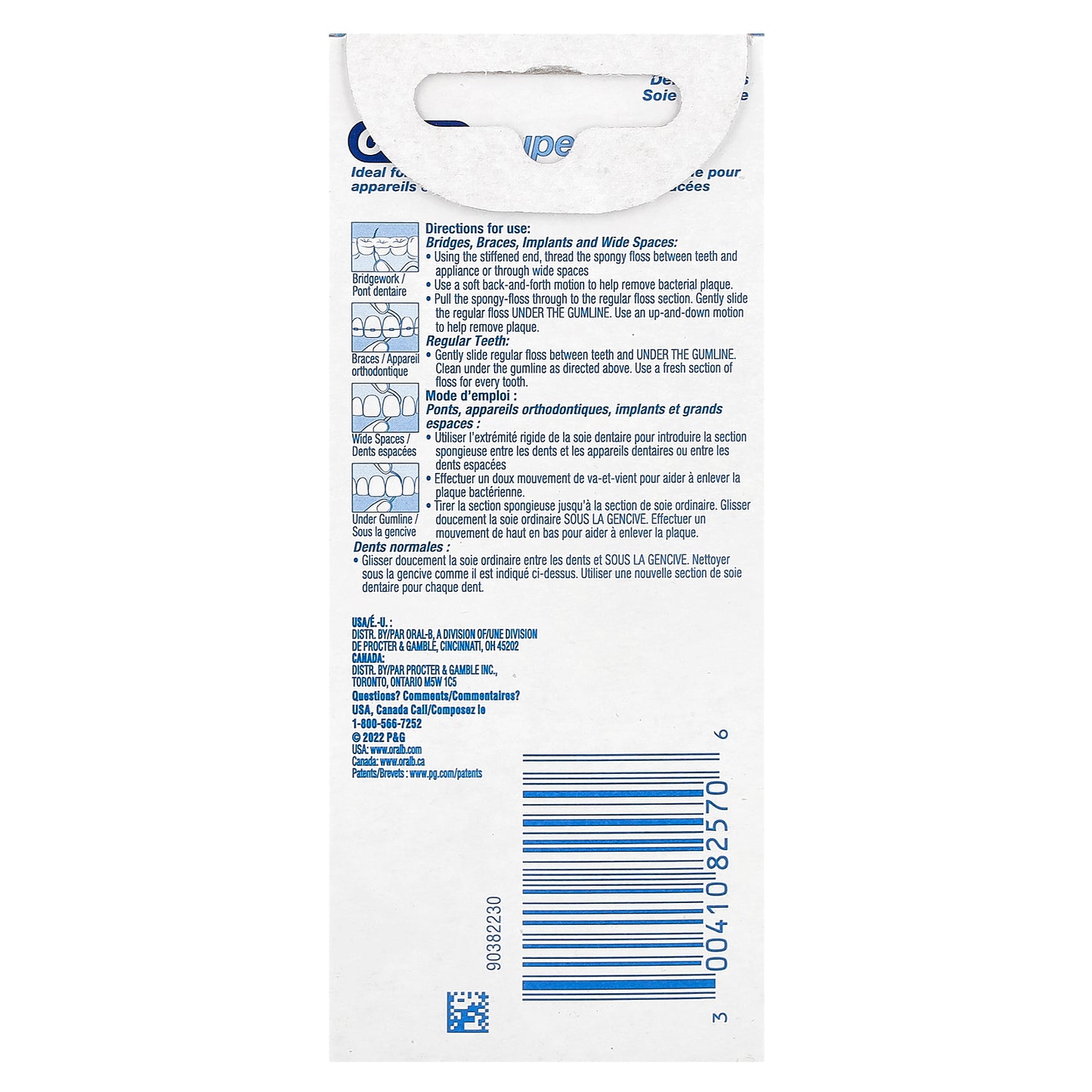 Oral-B, Super Floss™, Mint, 50 Pre-Cut Strands