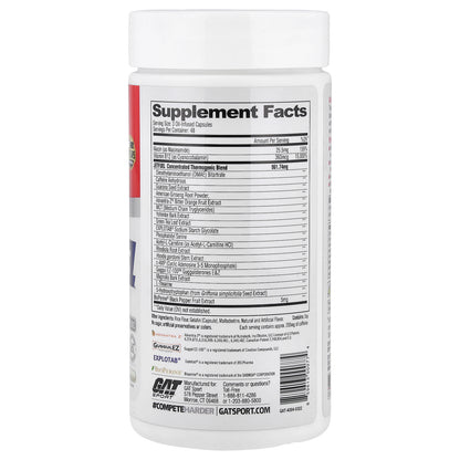 GAT, JetFuel® Original, 144 Oil-Infused Capsules