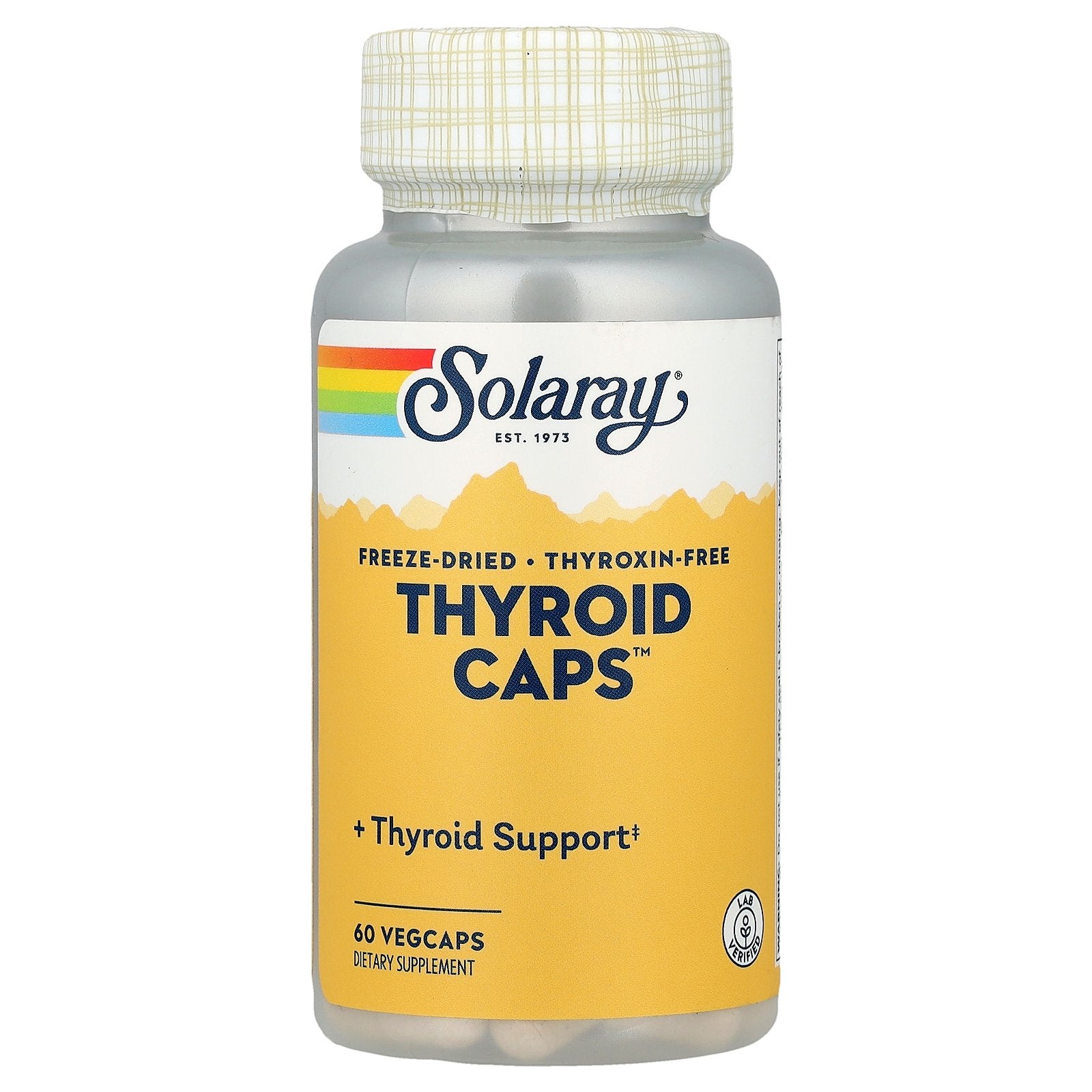 Solaray, Thyroid Caps™, Freeze Dried, 60 VegCaps