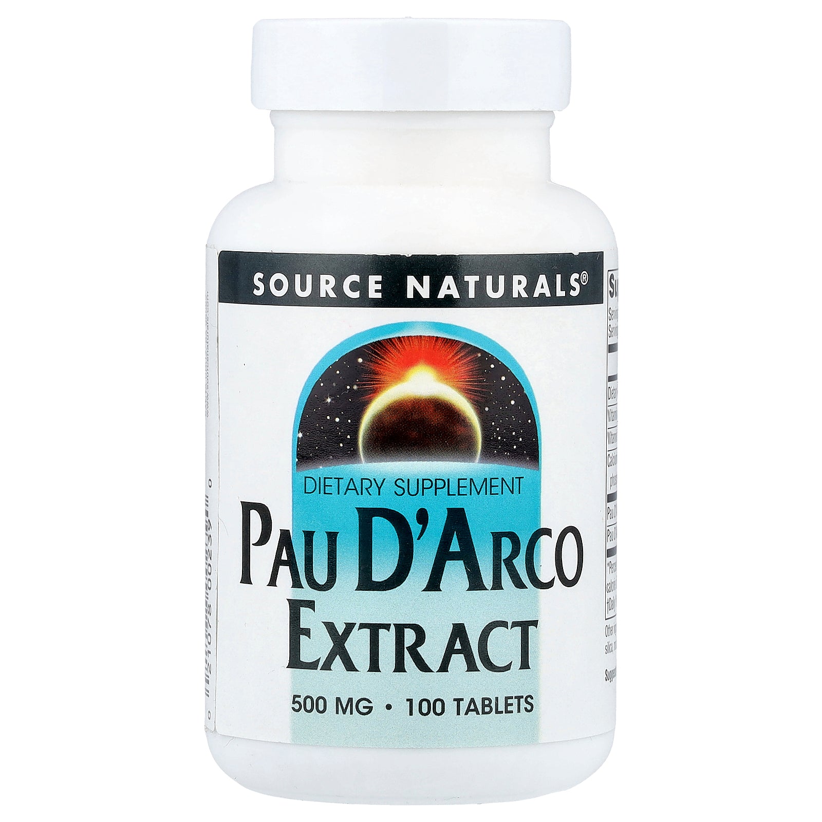 Source Naturals, Pau D'Arco Extract, 100 Tablets