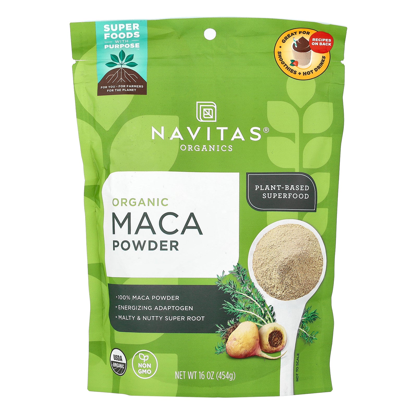 Navitas Organics, Organic Maca Powder, 16 oz (454 g)