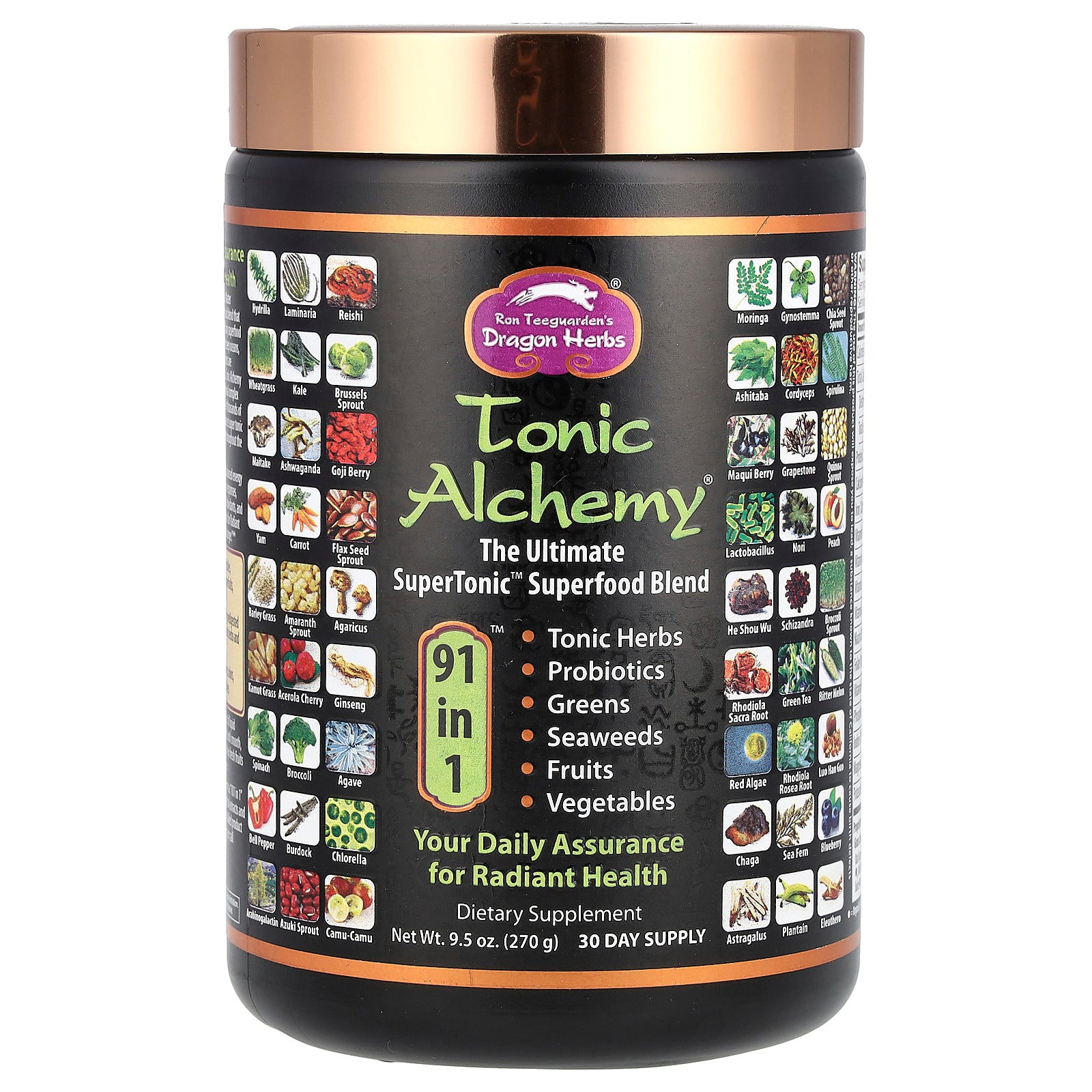 Dragon Herbs, Tonic Alchemy, The Ultimate SuperTonic Superfood Blend, 9.5 oz (270 g)