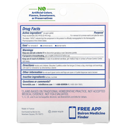 Boiron, Thuja Occidentalis, 30C, 3 Tubes, 80 Pellets Each