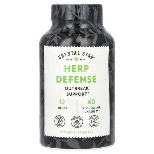 Crystal Star, Herp Defense, 60 Vegetarian Capsules