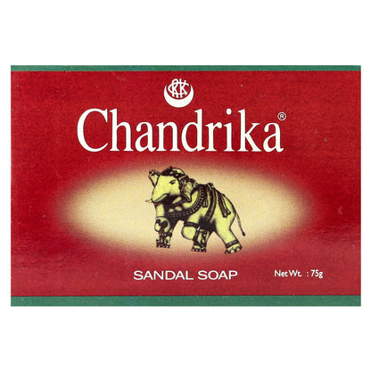 Chandrika Soap, Sandal Bar Soap, 75 g