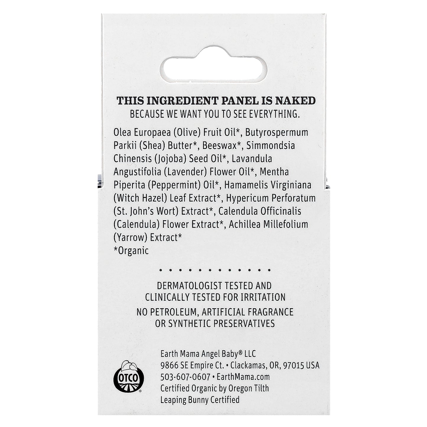 Earth Mama, Organic Perineal Balm, 2 fl oz (60 ml)