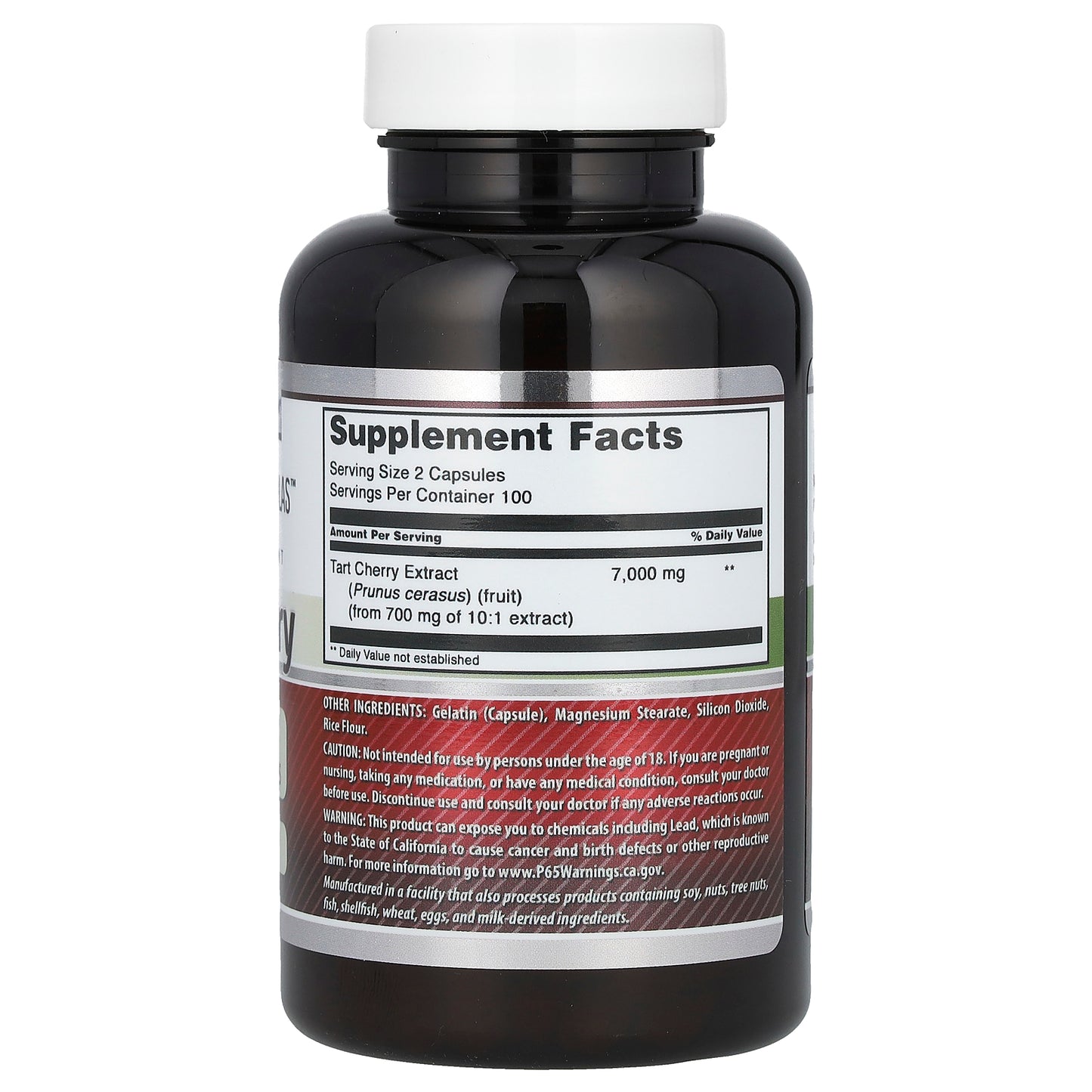 Amazing Nutrition, Tart Cherry, 200 Capsules (3,500 mg per Capsule)