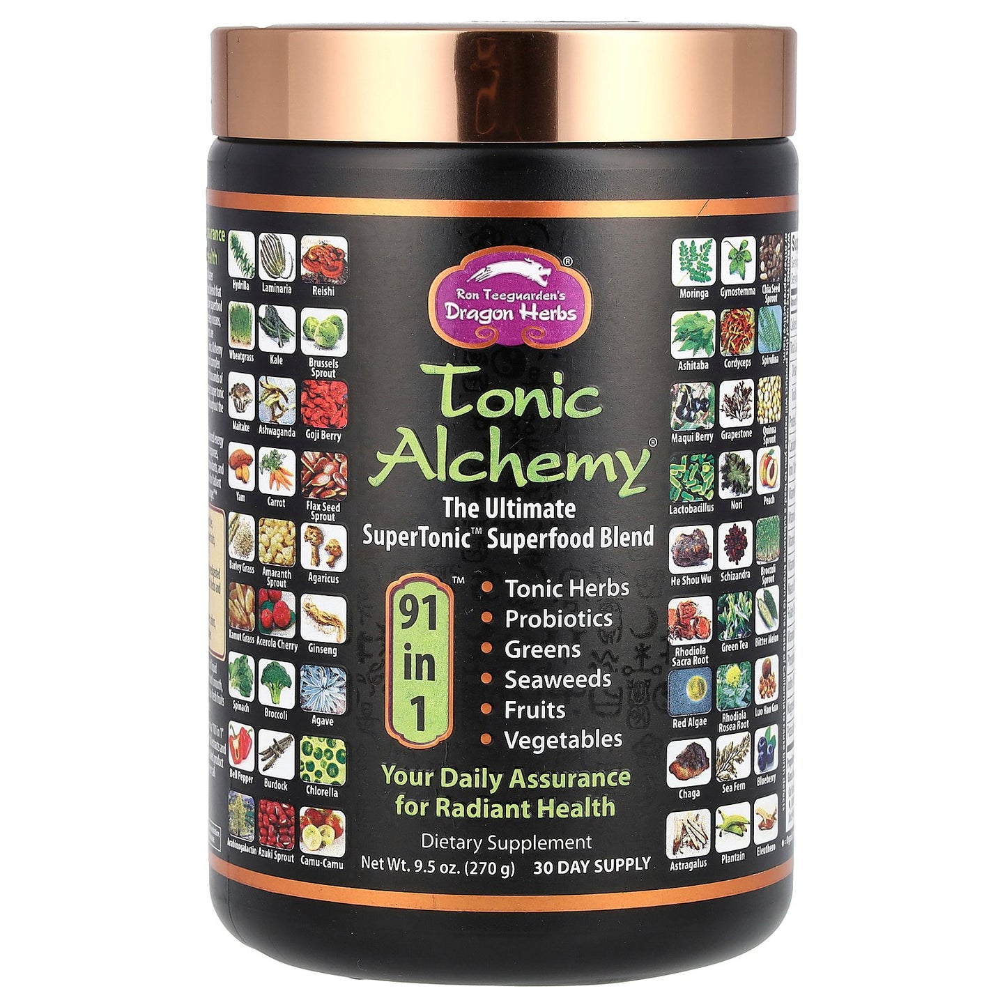 Dragon Herbs, Tonic Alchemy®, The Ultimate SuperTonic™ Superfood Blend, 9.5 oz (270 g)