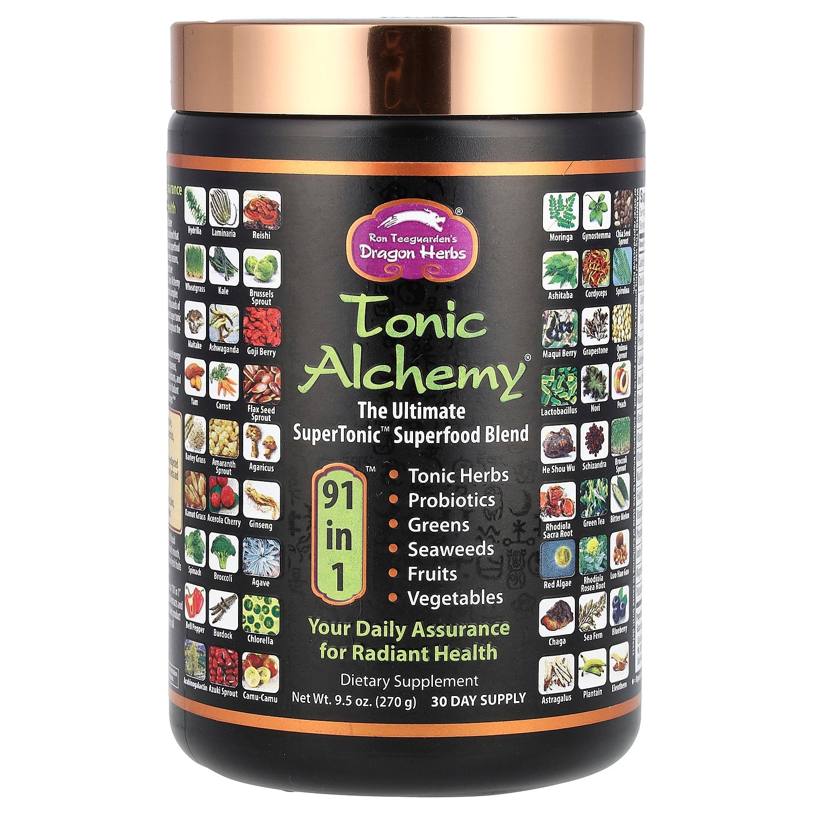 Dragon Herbs, Tonic Alchemy®, The Ultimate SuperTonic™ Superfood Blend, 9.5 oz (270 g)
