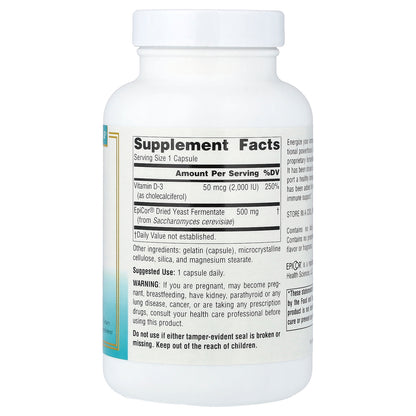 Source Naturals, EpiCor® with Vitamin D-3, 500 mg , 120 Capsules