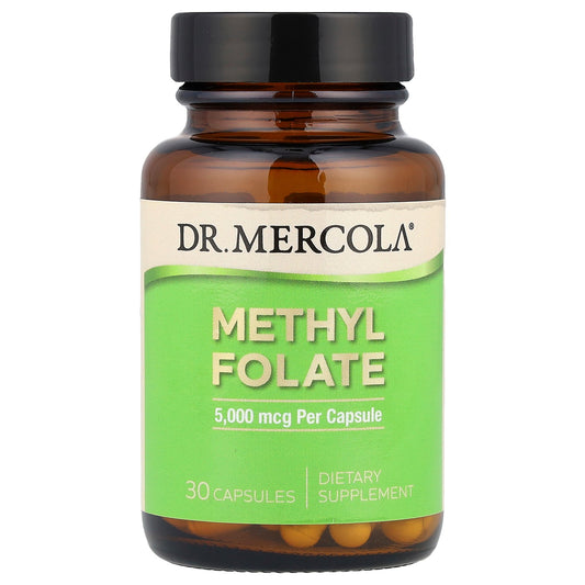 Dr. Mercola, Methyl Folate, 5,000 mcg, 30 Capsules