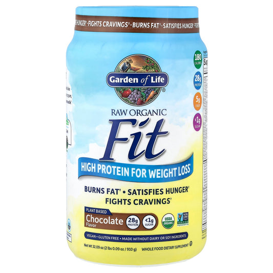 Garden of Life, Raw Organic Fit, High Protein for Weight Loss, Chocolate, 2 lbs 0.09 oz (910 g)