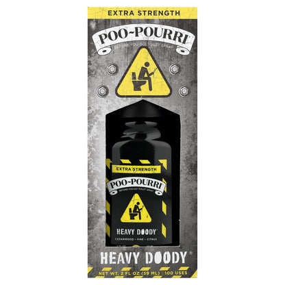 Poo-Pourri, Before-You-Go® Toilet Spray, Heavy Doody®, Cedarwood, Pine, Citrus, 2 fl oz (59 ml)