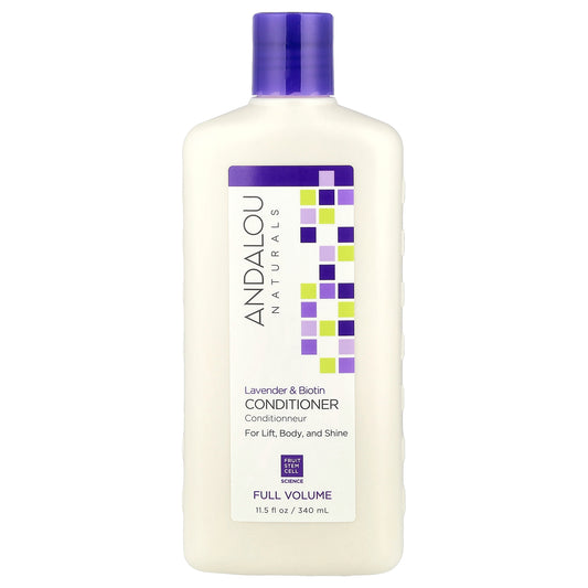 Andalou Naturals, Conditioner, Full Volume, Lavender & Biotin, 11.5 fl oz (340 ml)