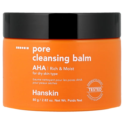 Hanskin, Pore Cleansing Balm, AHA, 2.82 oz (80 g)