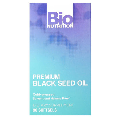 Bio Nutrition, Premium Black Seed Oil, 90 Softgels (500 mg per Softgel)