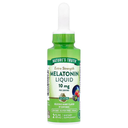 Nature's Truth, Liquid Melatonin, Delicious Berry, 2 fl oz (59 ml)