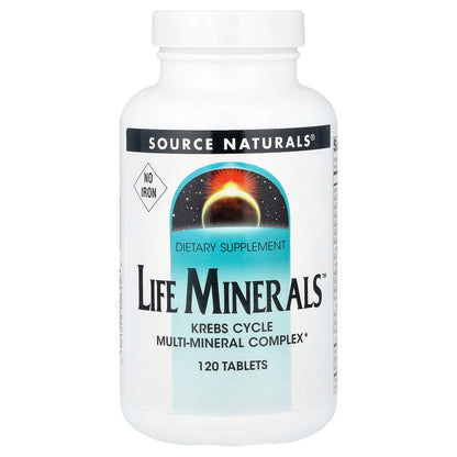 Source Naturals, Life Minerals™, No Iron, 120 Tablets