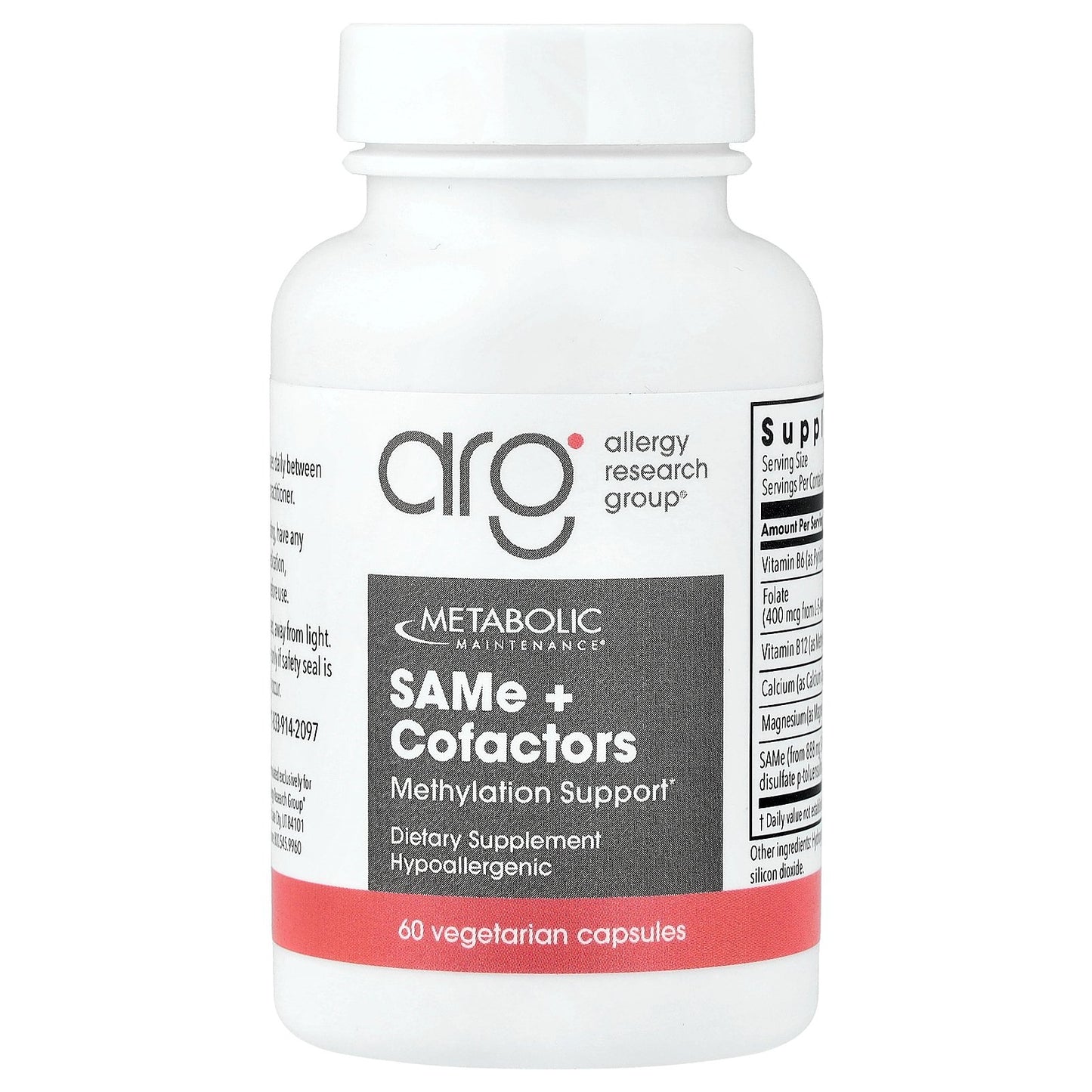 Metabolic Maintenance, SAMe + Cofactors, 60 Vegetarian Capsules