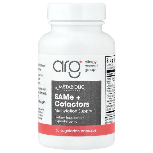 Metabolic Maintenance, SAMe + Cofactors, 60 Vegetarian Capsules