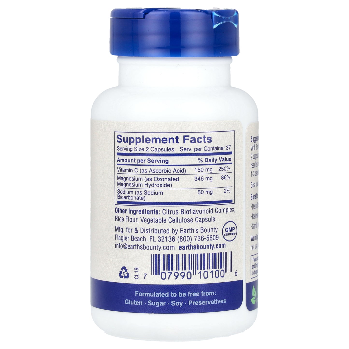 Earth's Bounty, The Origianl Oxy-Cleanse®, Oxygen-Based Colon Detox, 75 Capsules