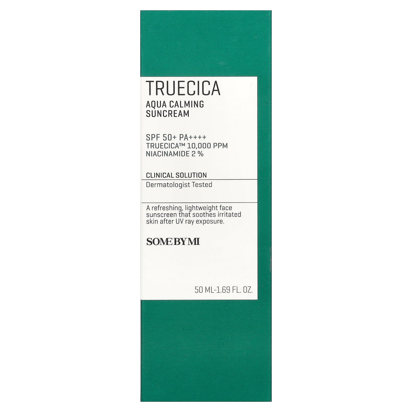 SOME BY MI, Truecica, Aqua Calming Sunscreen, SPF 50+ PA++++, 1.69 fl oz (50 ml)