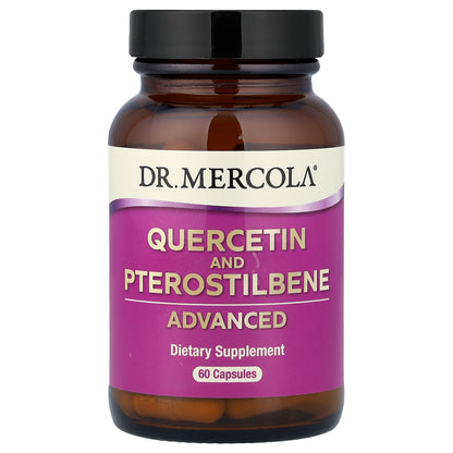 Dr. Mercola, Quercetin and Pterostilbene Advanced, 60 Capsules