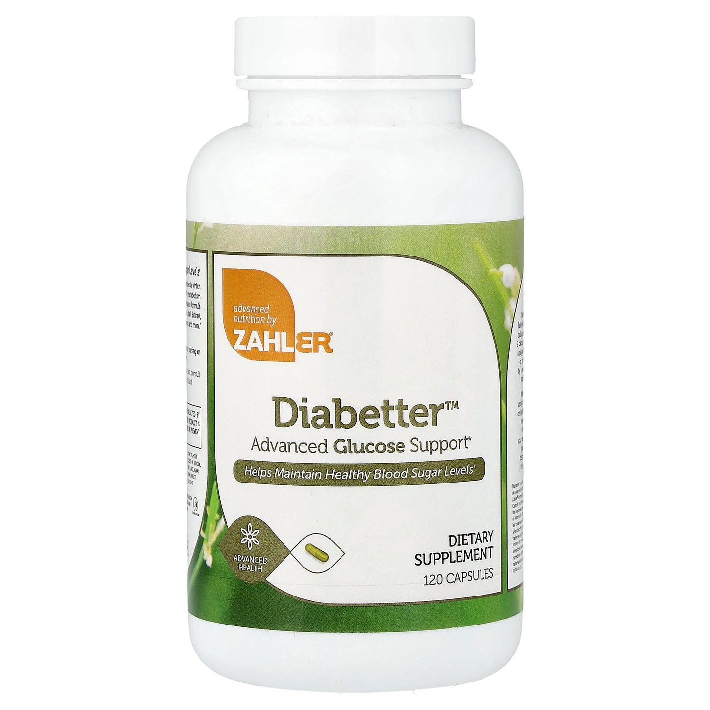 Zahler, Diabetter™, Advanced Glucose Support, 120 Capsules