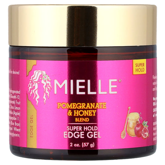 Mielle, Super Hold Edge Gel, Pomegranate & Honey Blend, 2 oz (57 g)