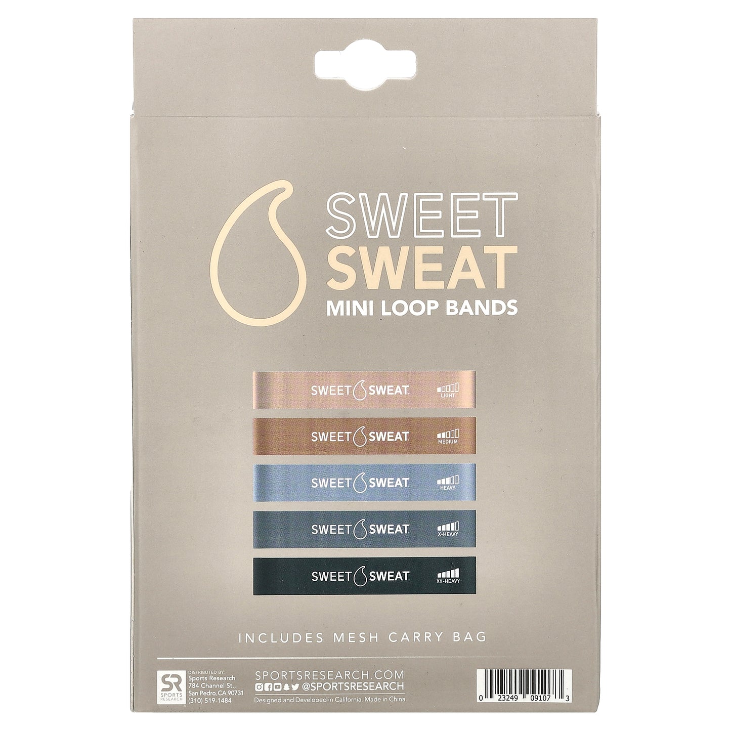 Sports Research, Sweet Sweat®, Mini Loop Bands, 5 Loop Bands