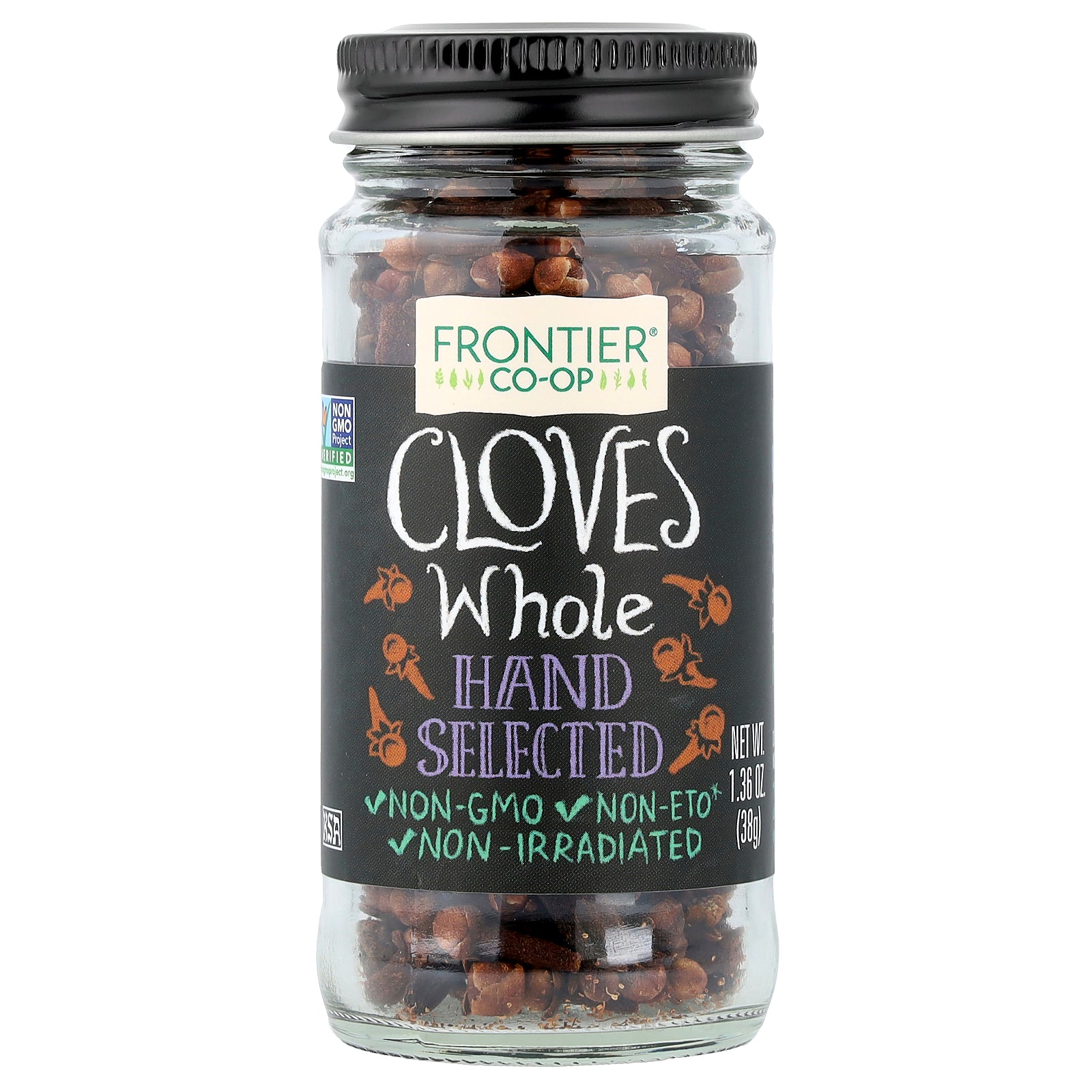 Frontier Co-op, Cloves, Whole, 1.36 oz (38 g)