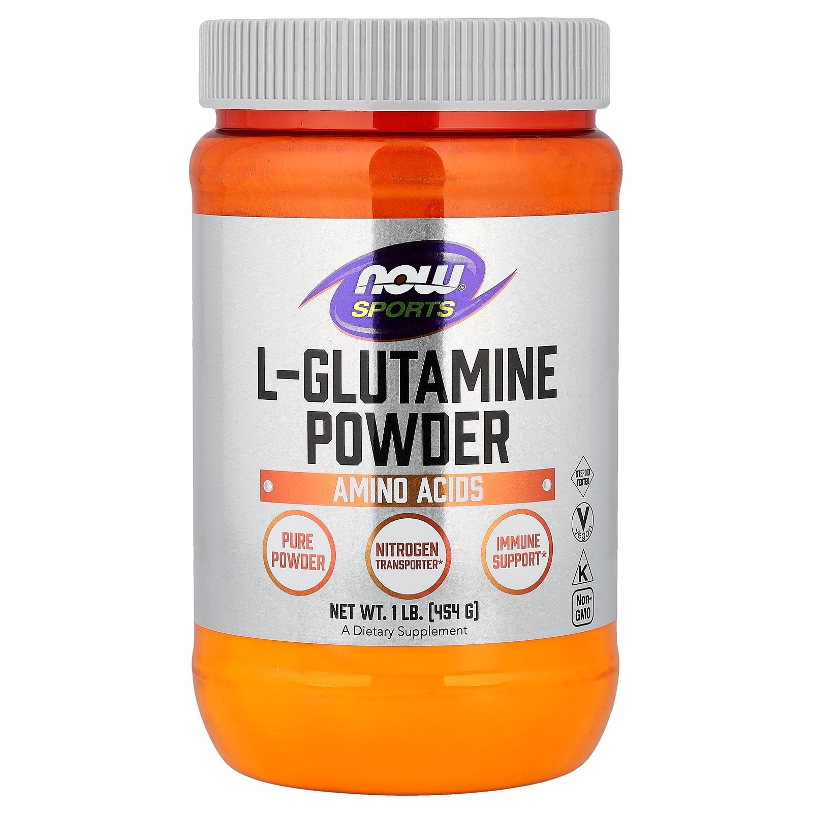 NOW Foods, Sports, L-Glutamine Powder, 1 lb (454 g)