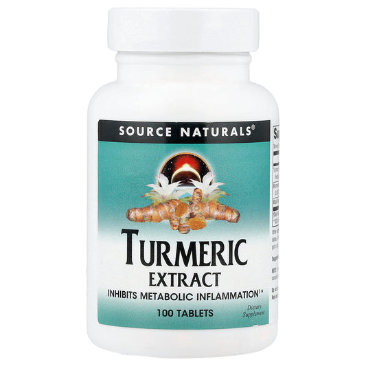Source Naturals, Turmeric Extract, 100 Tablets