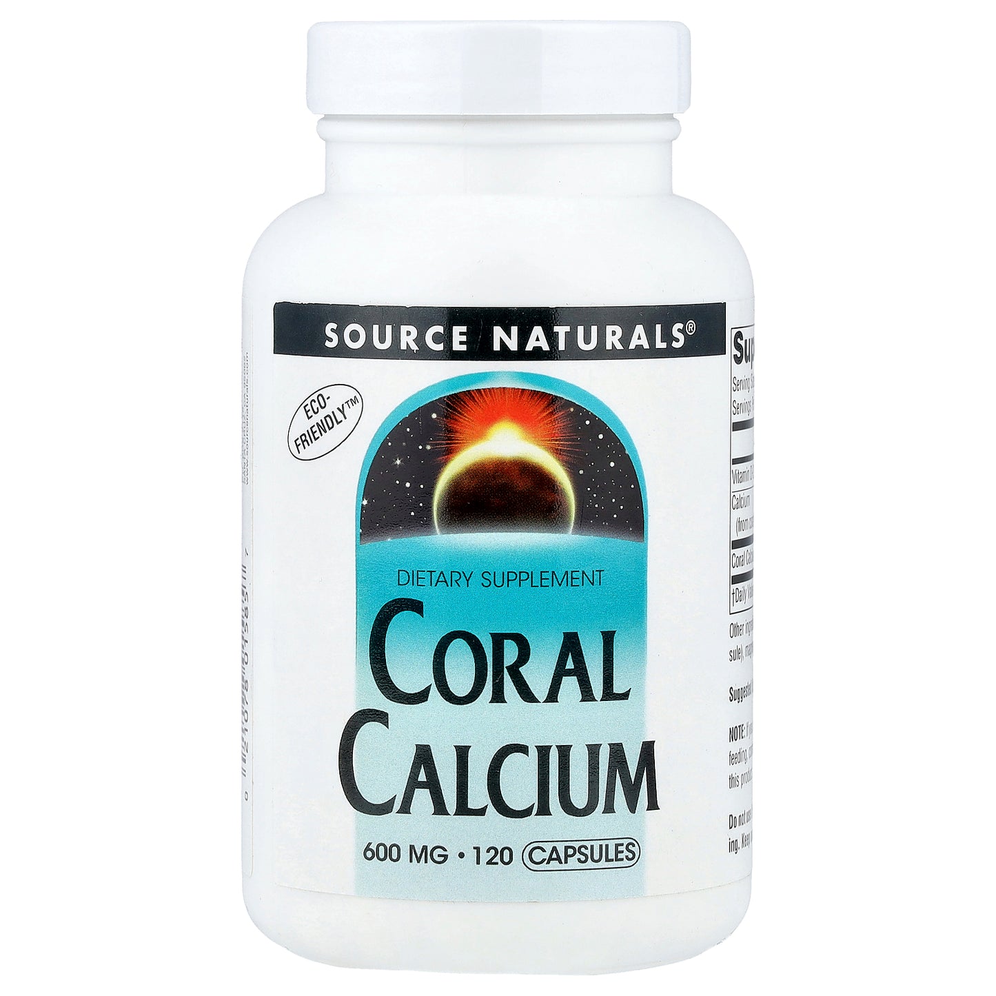 Source Naturals, Coral Calcium, 120 Capsules (600 mg per Capsule)