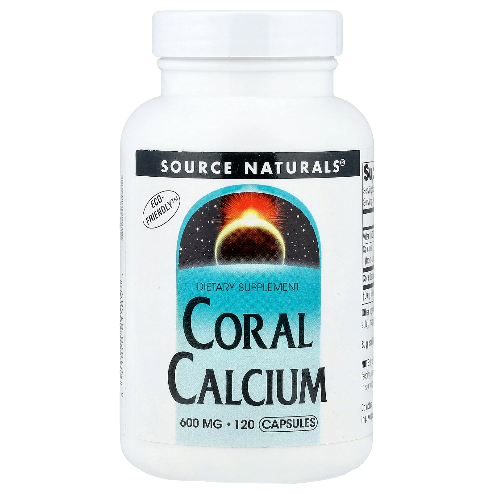 Source Naturals, Coral Calcium, 120 Capsules (600 mg per Capsule)