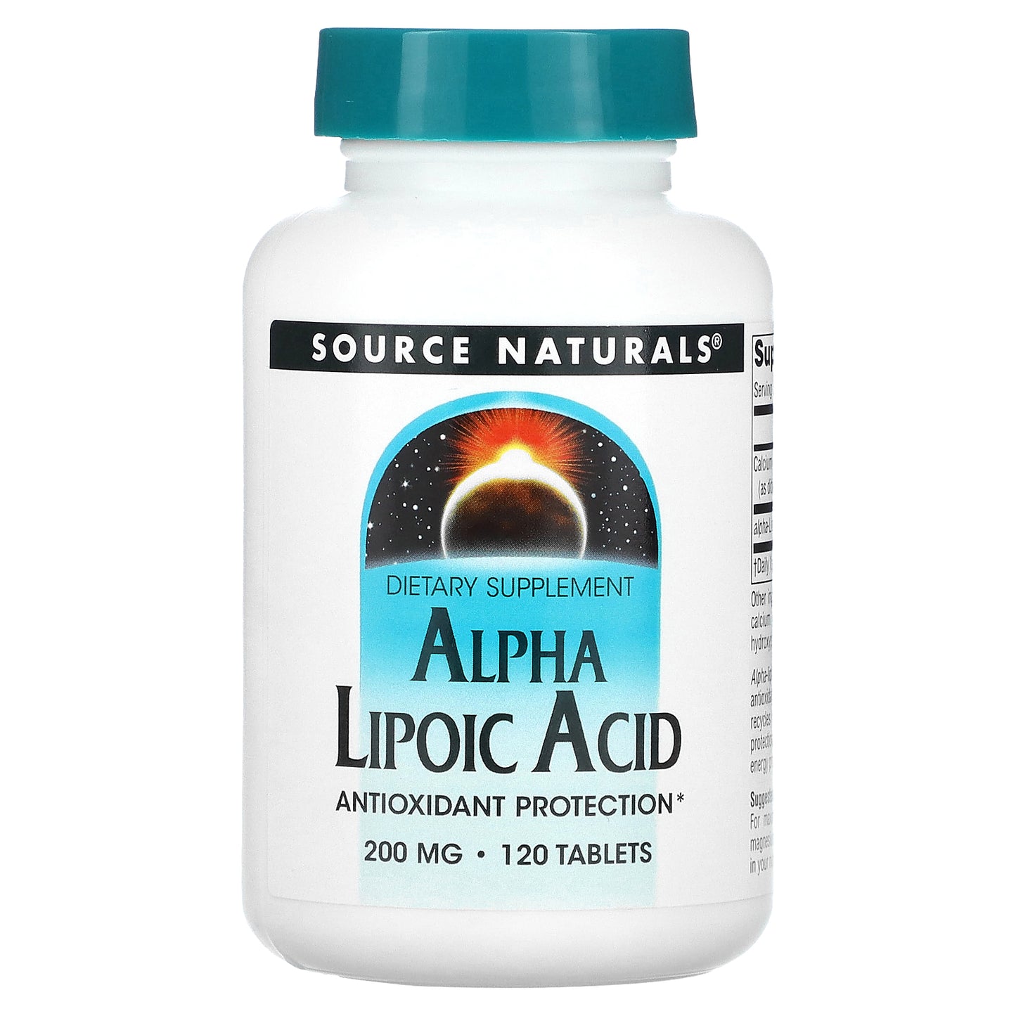 Source Naturals, Alpha Lipoic Acid, 200 mg, 120 Tablets