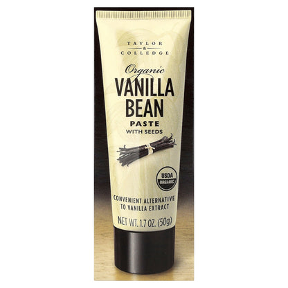 Taylor & Colledge, Organic Vanilla Bean Paste With Seeds, 1.7 oz (50 g)