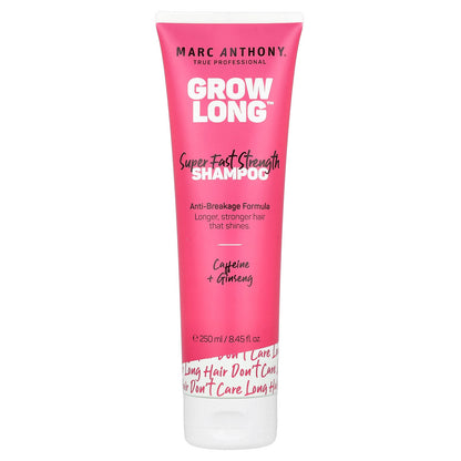 Marc Anthony, Grow Long™, Super Fast Strength Shampoo, Caffeine + Ginseng, 8.45 fl oz (250 ml)