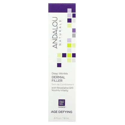 Andalou Naturals, Deep Wrinkle Dermal Filler, Age Defying, 0.6 fl oz (18 ml)