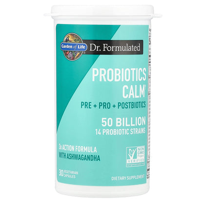 Garden of Life, Probiotics Calm, 50 Billion, 30 Vegetarian Capsules