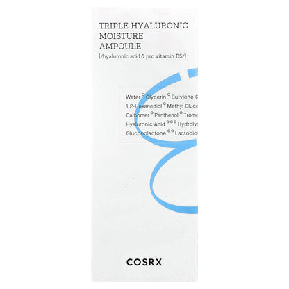 CosRx, Hydrium, Triple Hyaluronic Moisture Ampoule, 1.35 fl oz (40 ml)
