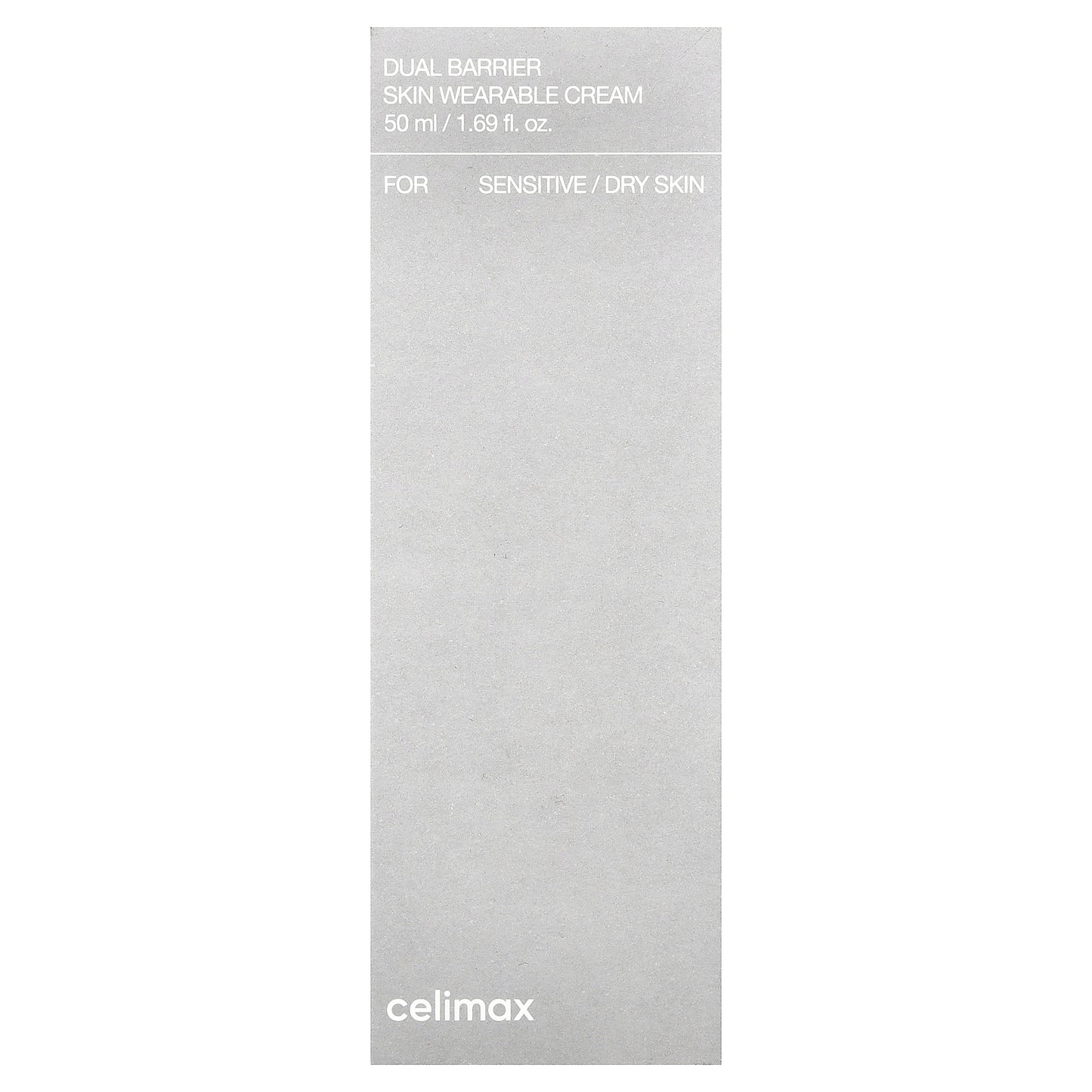 Celimax, Dual Barrier Skin Wearable Cream, For Sensitive/Dry Skin, 1.69 fl oz (50 ml)