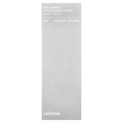 Celimax, Dual Barrier Skin Wearable Cream, For Sensitive/Dry Skin, 1.69 fl oz (50 ml)