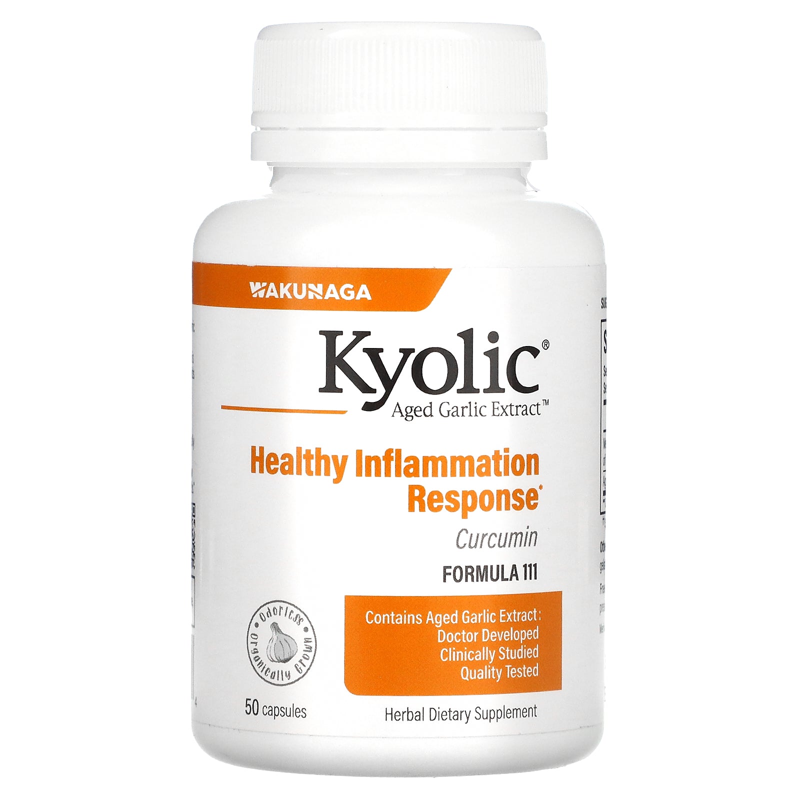 Kyolic, Aged Garlic Extract, Curcumin, 50 Capsules